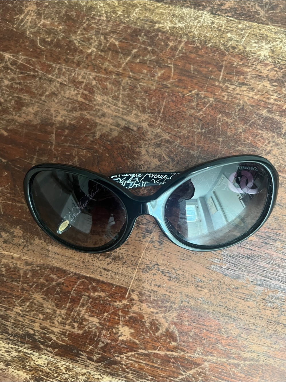 Tiffany & Co. Brown Tortoiseshell Oversized Sunglasses